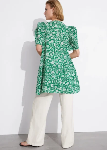 A-Line Short-Sleeve Dress | & Other Stories New