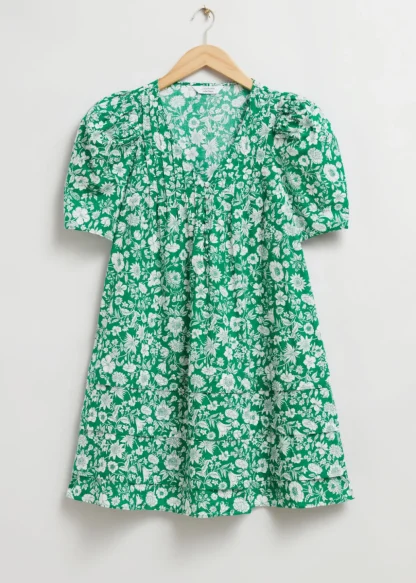 A-Line Short-Sleeve Dress | & Other Stories New