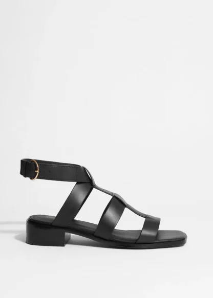 Ankle-Strap Leather Sandals | & Other Stories Hot
