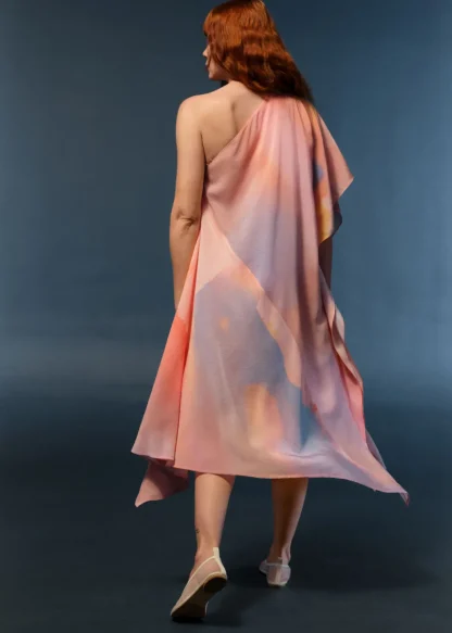 Asymmetric One-Shoulder Midi Dress | & Other Stories Flash Sale