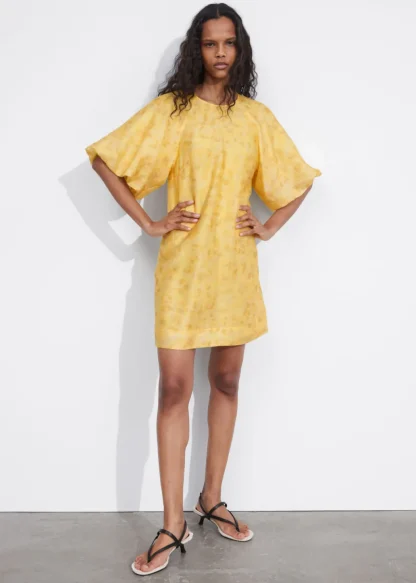 Balloon-Sleeve Mini Dress | & Other Stories Cheap