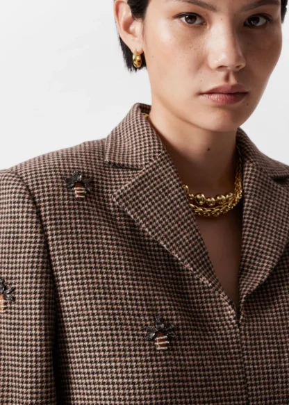 Bee-Embroidered Blazer Mini Dress | & Other Stories Sale