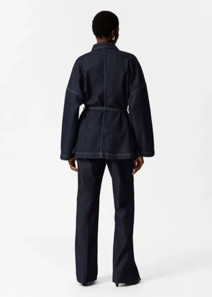 Belted Oversized Denim Jacket | & Other Stories Hot