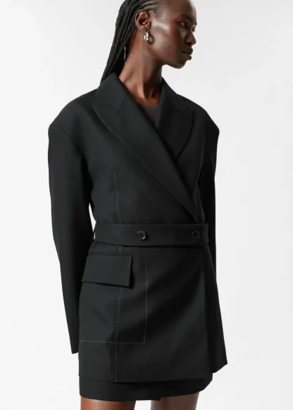 Belted Wool-Blend Blazer | & Other Stories Online