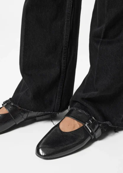 Buckled Leather Ballerinas | & Other Stories Flash Sale