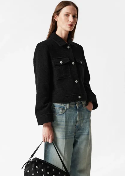 Buttoned Bouclé Jacket | & Other Stories Clearance