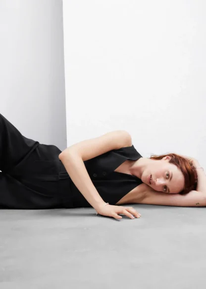 Buttoned Sleeveless Jumpsuit | & Other Stories Online