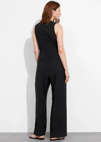 Buttoned Sleeveless Jumpsuit | & Other Stories Online