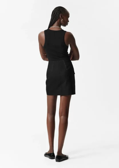Buttoned Wool-Blend Mini Skirt | & Other Stories Discount