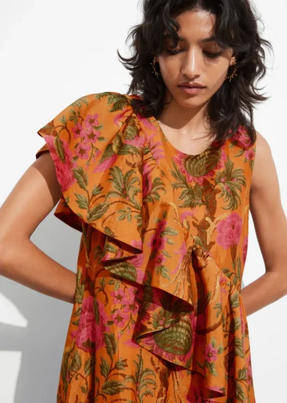 Cascading Ruffle Midi Dress | & Other Stories New