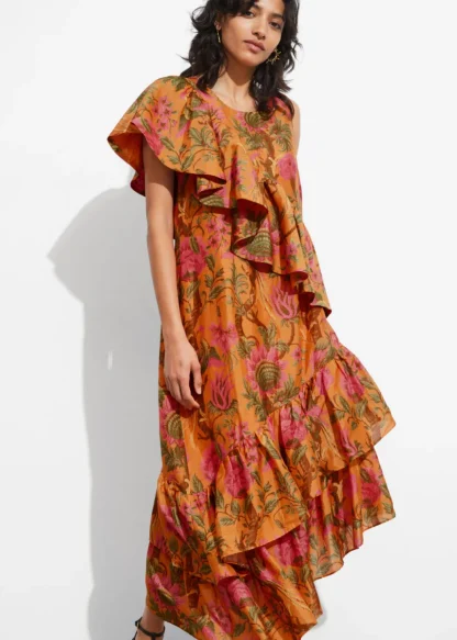 Cascading Ruffle Midi Dress | & Other Stories New
