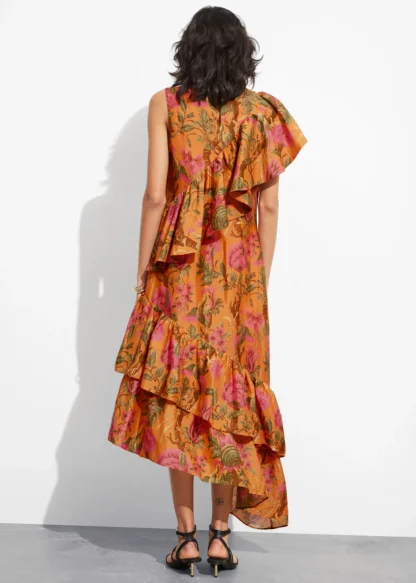 Cascading Ruffle Midi Dress | & Other Stories New