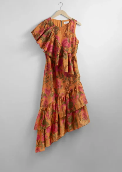 Cascading Ruffle Midi Dress | & Other Stories New