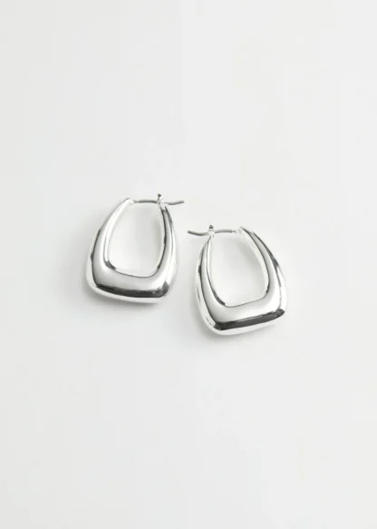 Chunky Oval Hoop Earrings | & Other Stories New