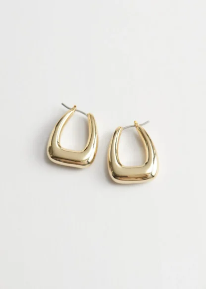 Chunky Oval Hoop Earrings | & Other Stories New