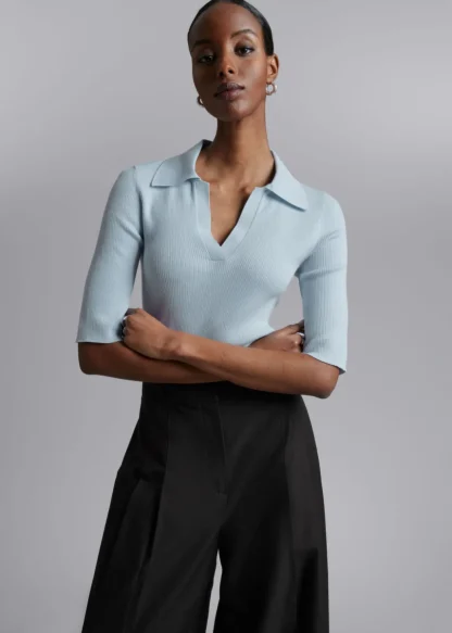 Collared Short-Sleeve Top | & Other Stories Shop
