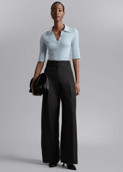Collared Short-Sleeve Top | & Other Stories Shop