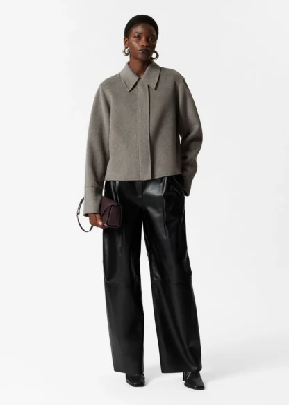 Collared Wool-Blend Jacket | & Other Stories Outlet