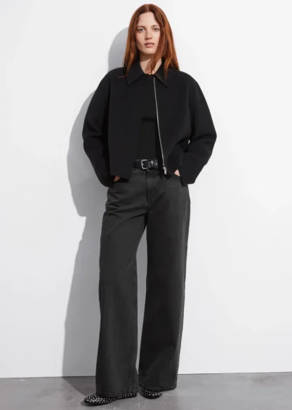 Collared Wool-Blend Jacket | & Other Stories Outlet