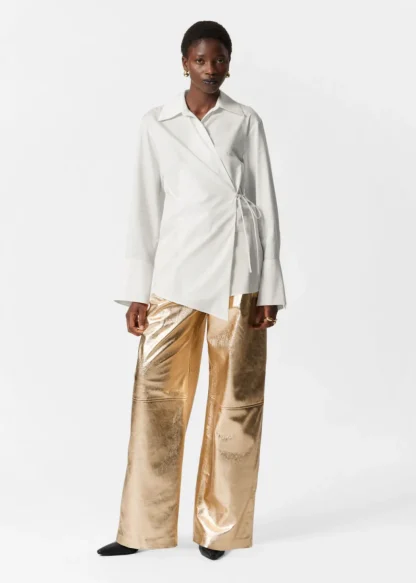 Cotton Wrap Shirt | & Other Stories Cheap