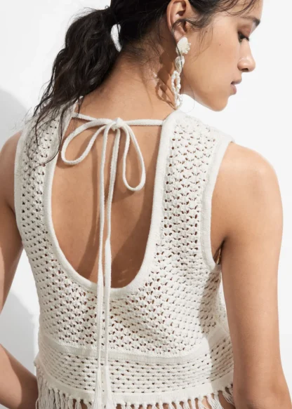 Crocheted Fringe Tank Top | & Other Stories Cheap