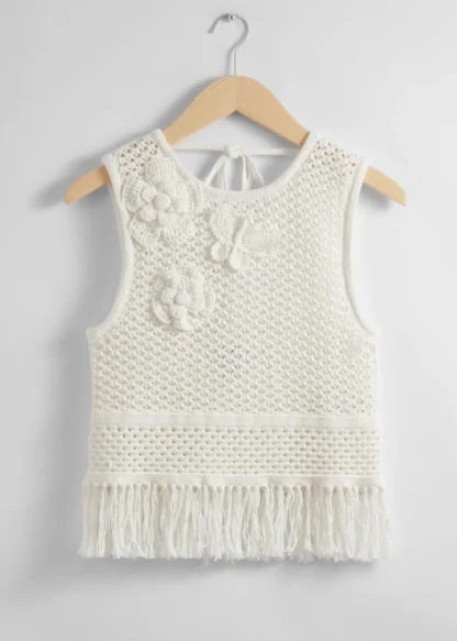 Crocheted Fringe Tank Top | & Other Stories Cheap