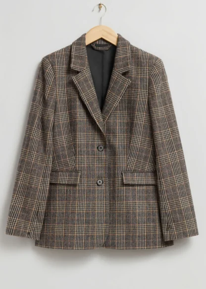 Fitted Checked Blazer | & Other Stories Store