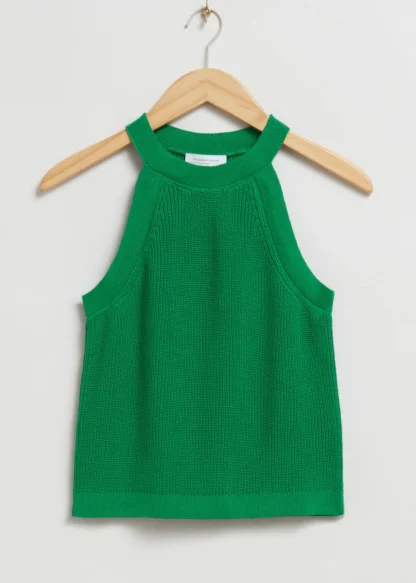 Fitted Halter Knit Top | & Other Stories Best Sale