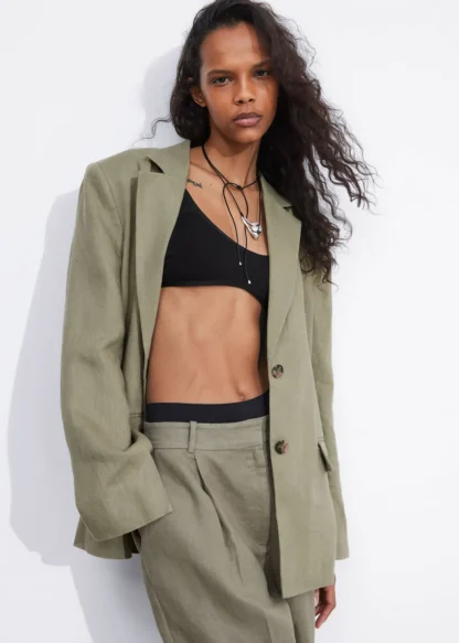 Fitted Linen Blazer | & Other Stories Best Sale