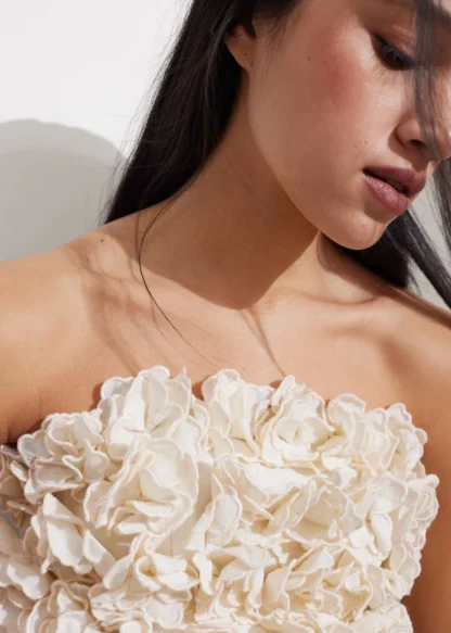 Floral-Appliqué Bustier Top | & Other Stories Shop