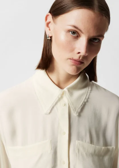 Frayed Patch-Pocket Shirt | & Other Stories Clearance