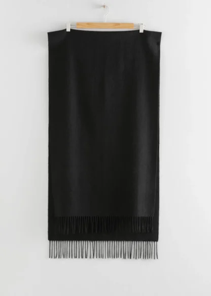 Fringed Wool Blanket Scarf | & Other Stories Cheap