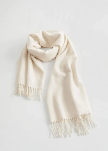 Fringed Wool Blanket Scarf | & Other Stories Cheap