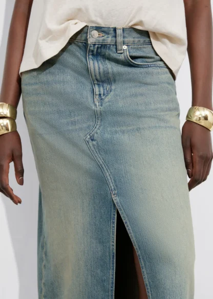 Front-Slit Denim Midi Skirt | & Other Stories Hot