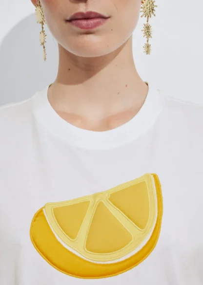 Fruit-Motif Crewneck T-Shirt | & Other Stories Clearance