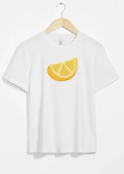 Fruit-Motif Crewneck T-Shirt | & Other Stories Clearance