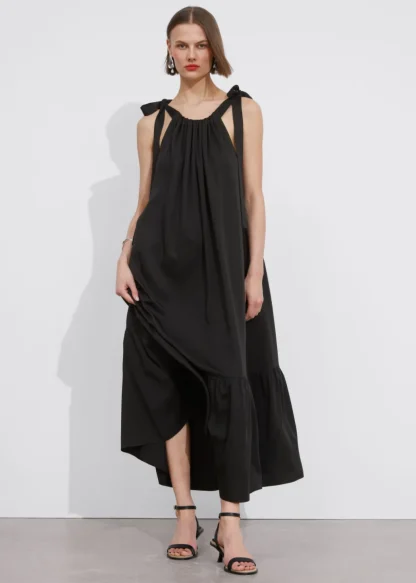 Gathered Sleeveless Midi Dress | & Other Stories Store