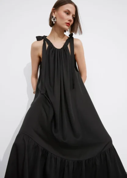 Gathered Sleeveless Midi Dress | & Other Stories Store
