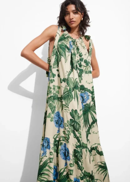 Gathered Sleeveless Midi Dress | & Other Stories Store