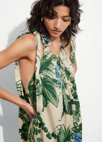 Gathered Sleeveless Midi Dress | & Other Stories Store