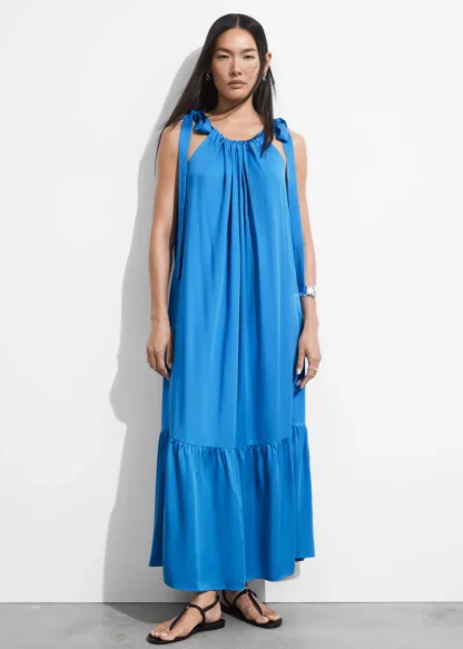 Gathered Sleeveless Midi Dress | & Other Stories Store