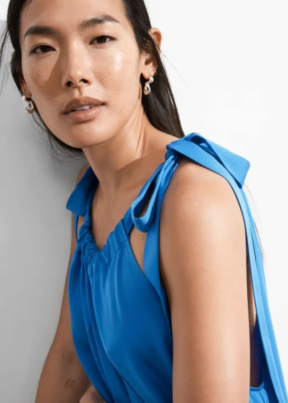 Gathered Sleeveless Midi Dress | & Other Stories Store