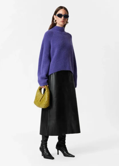 Knitted Mock Neck Sweater | & Other Stories Outlet