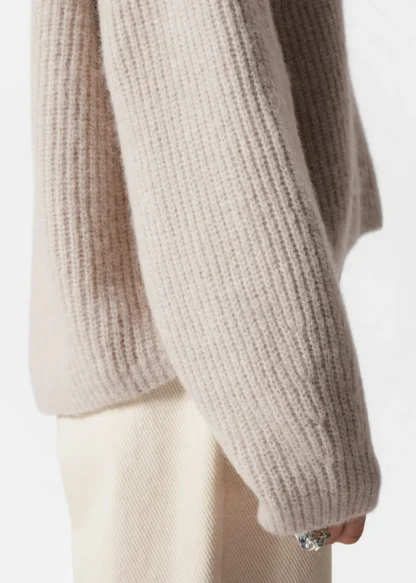 Knitted Mock Neck Sweater | & Other Stories Outlet