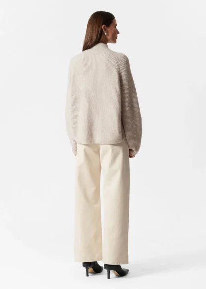 Knitted Mock Neck Sweater | & Other Stories Outlet