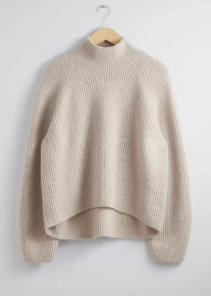 Knitted Mock Neck Sweater | & Other Stories Outlet