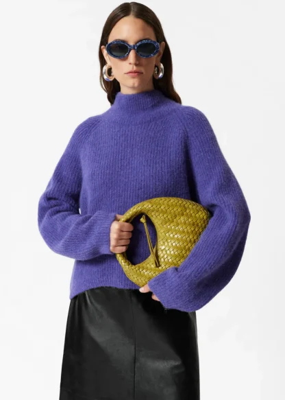 Knitted Mock Neck Sweater | & Other Stories Outlet
