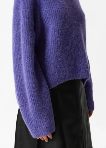 Knitted Mock Neck Sweater | & Other Stories Outlet