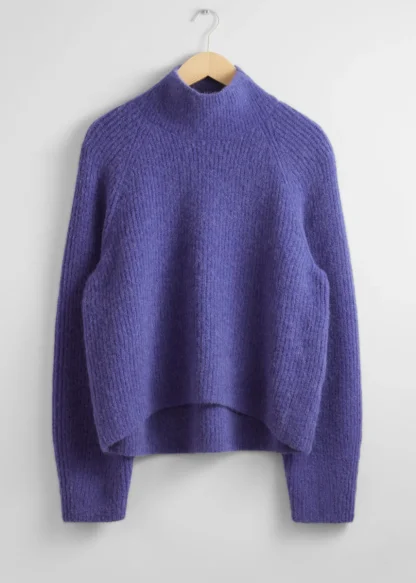 Knitted Mock Neck Sweater | & Other Stories Outlet