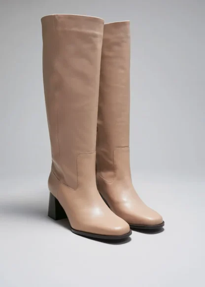 Leather Knee Boots | & Other Stories Store